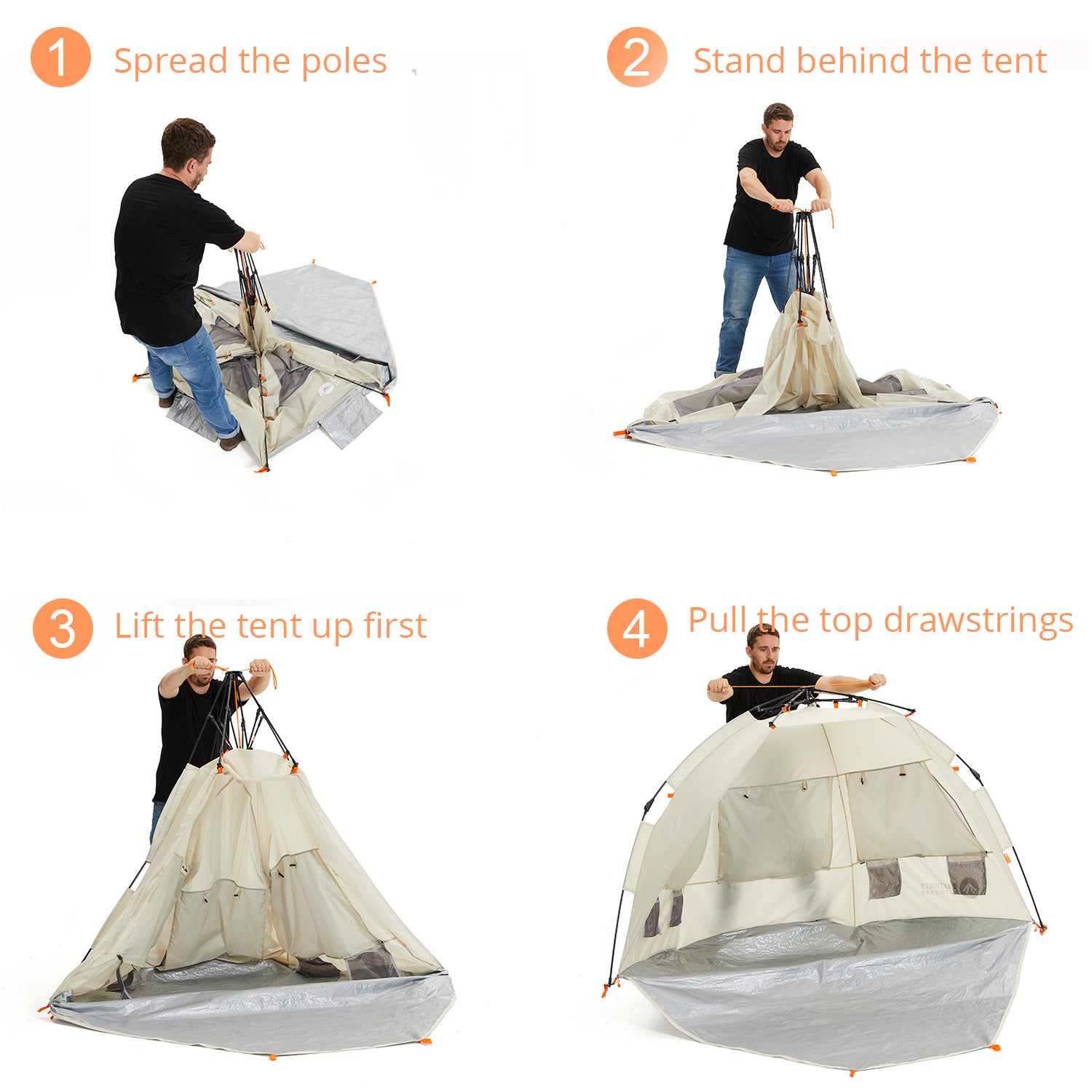 Instant Shader Extended L Beach Tent